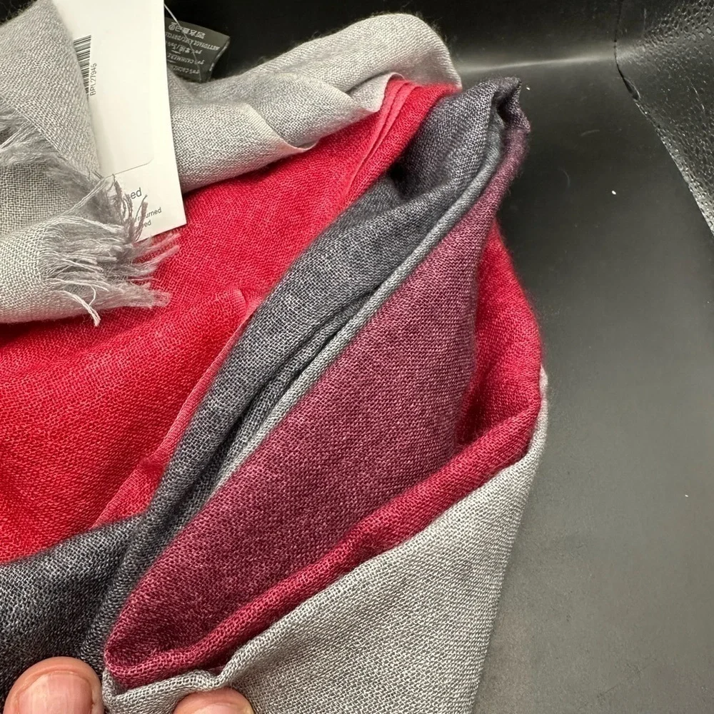 Berluti Multi Color Silk Cashmere Scarf